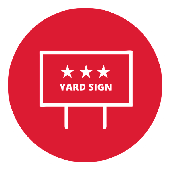 Yard Sign Icon
